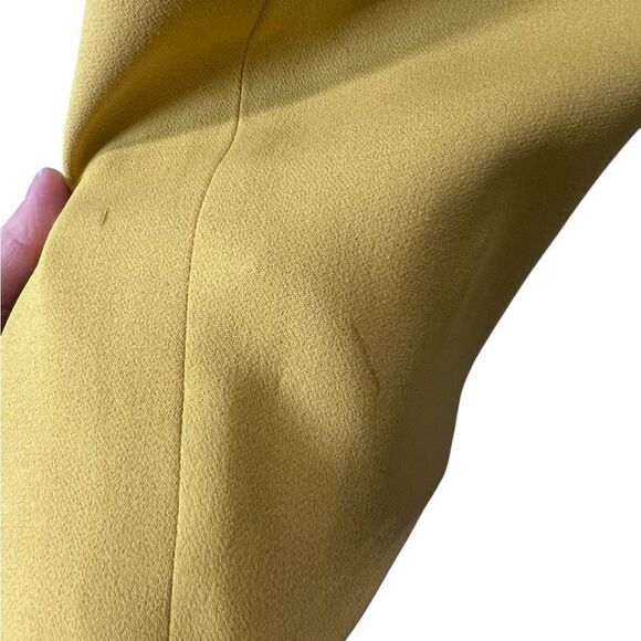 AMEN Italy Yellow Sleeveless High-Low Dress Size 46 (US 10) Minimalist Elegant - Picture 5 of 6